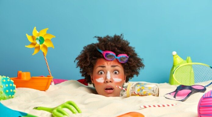 Poškodba kože poleti.