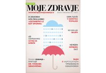 Naslovnica revije Moje zdravje številka 87 (februar–marec 2026) s temami o kemijskem dežju, gripi, revmatičnih bolečinah in PAMM
