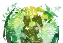 Par v intimnem objemu kot simbol raziskovanja globlje spolnosti in povezanosti